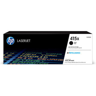 HP originálny toner W2030X, black, 7500str., HP 415X, vysokokvalitná, HP Color LaserJet Pro M454,