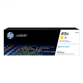 HP originálny toner W2032X, žltá, 6000str., HP 415X, vysokokvalitná, HP Color LaserJet Pro M454