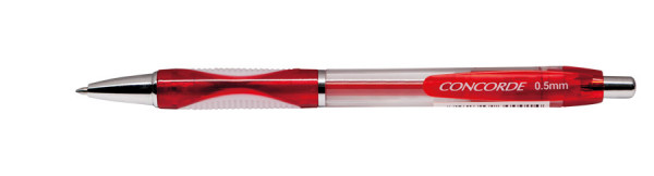 Gélové pero CONCORDE Fortuna, červená náplň A65644