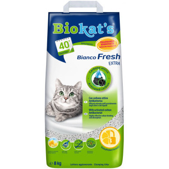 Podestýlka BIOKATS BIANCO FRESH EXTRA 8kg