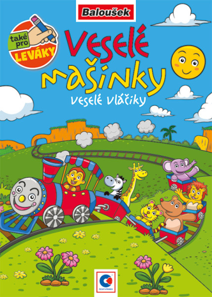 Omaľovánka A5 - Veselé mašinky