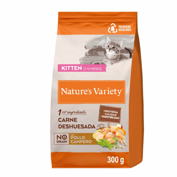 Nature´s variety selected pre mačiatka s kuracím 300g