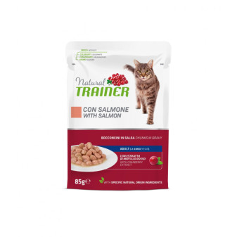 Vrecko Trainer Natural CAT AD. losos 85g