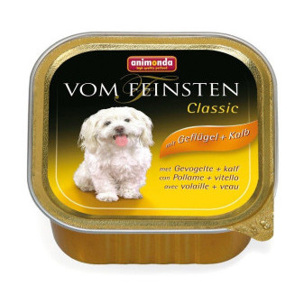 Animonda Vom Feinsten Classic paštéta pre psov hydinové + teľacie 150g