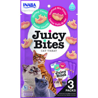 Inaba cat Juicy Bites - krevety, morské plody 33,9 g