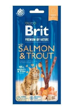 Brit Premium by Nature Cat Sticks with Salmon & Trout (3 sticks)