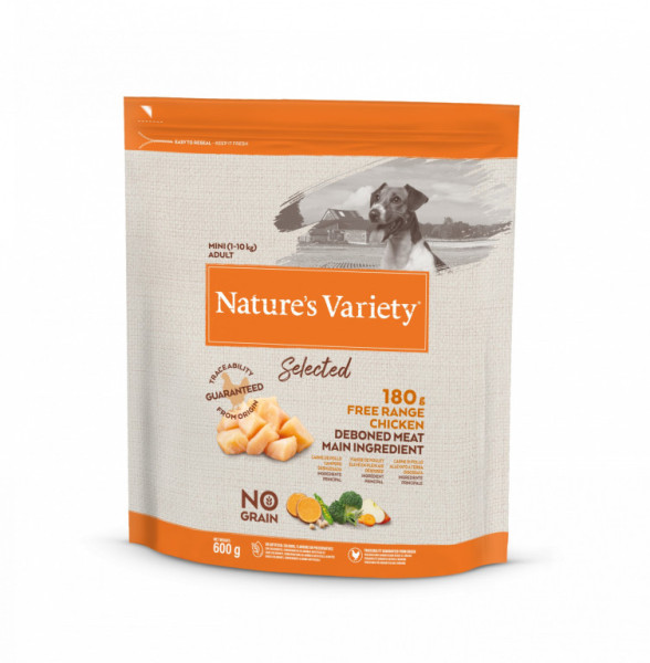 Nature´s variety selected pre malé psy s kuracím 600g