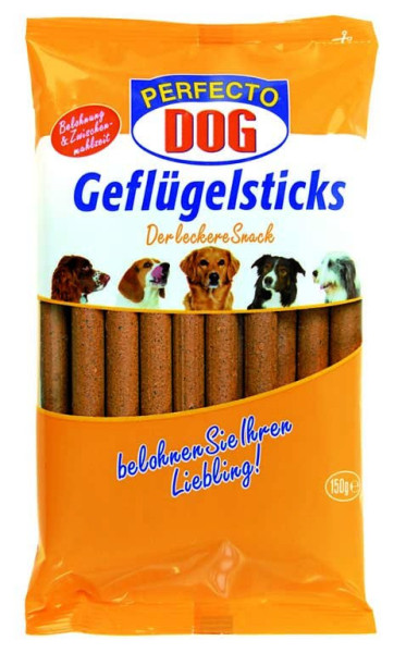 Perfecto Dog tyčinky hydinové 150g