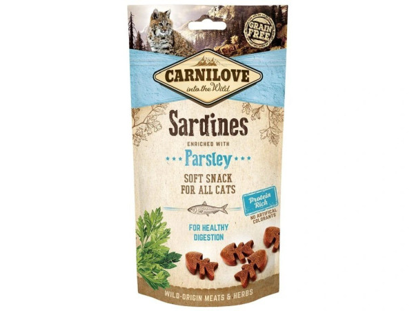 Carnilove Cat Semi Moist Snack Sardine with Parsley 50g