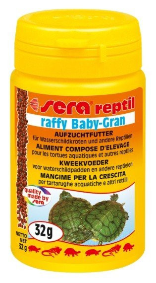 Sera krmivo pre rastúce mäsožravé plazy Raffy Baby Gran 100ml Nature