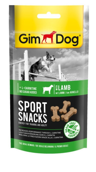 GIMDOG SPORTSNACKS jahňacie 60g