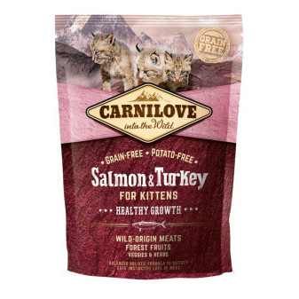 Carnilove Cat Grain Free Salmon & Turkey Kittens Healthy Growth 400g