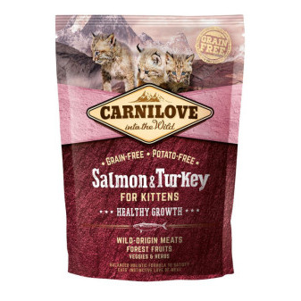 Carnilove Cat Grain Free Salmon&Turkey Kittens Healthy Growth 400g