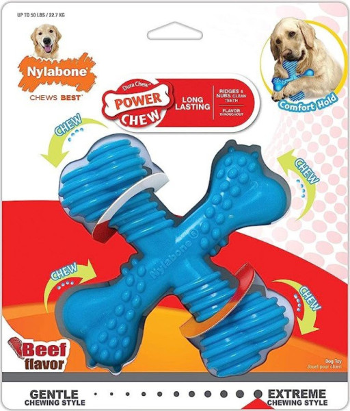 Nylabone hračka Extreme kosť X príchuť hovädzie L