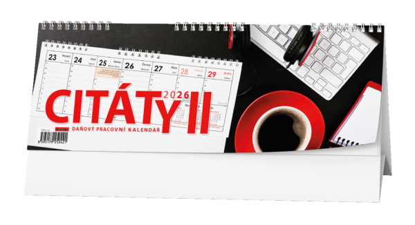 Stolový kalendár - Pracovný kalendár CITÁTY II
