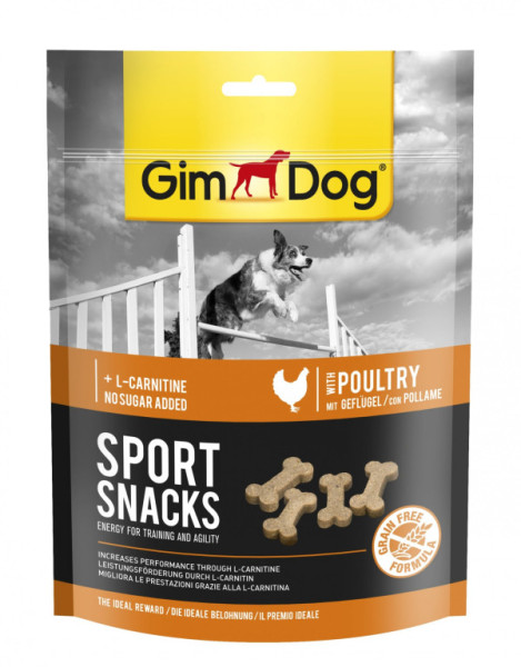 GIMDOG SPORTSNACKS hydina 150g