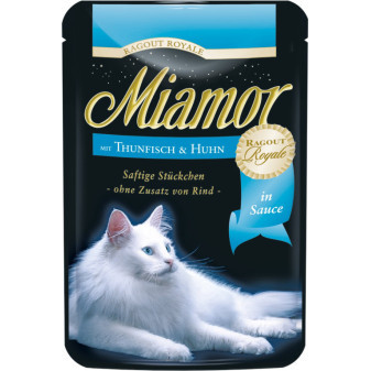 Finnern Miamor Ragout tuniak + kura vrecko 100g