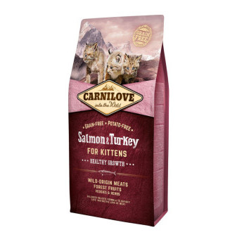 Carnilove Cat Grain Free Salmon&Turkey Kittens Healthy Growth 6kg