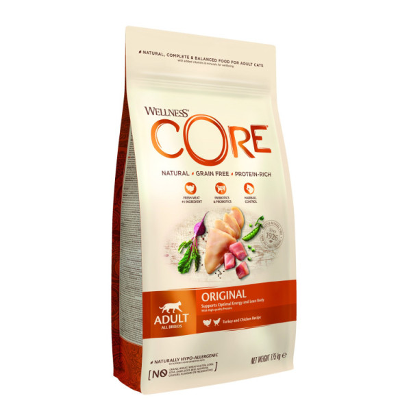 Wellness Core Cat Original Adlut All Breeds morka a kura 1,75kg