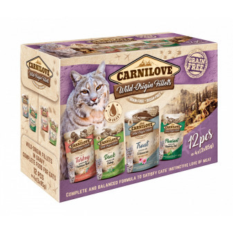 Carnilove cat pouch MULTIPACK (12x85g)