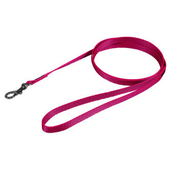 HUHUBAMBOO vodítko JEDNOFAREBNÉ popruhové 1x120cm, fuchsie