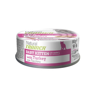 Konzerva Trainer Natural CAT BABY KITTEN moriak 80g