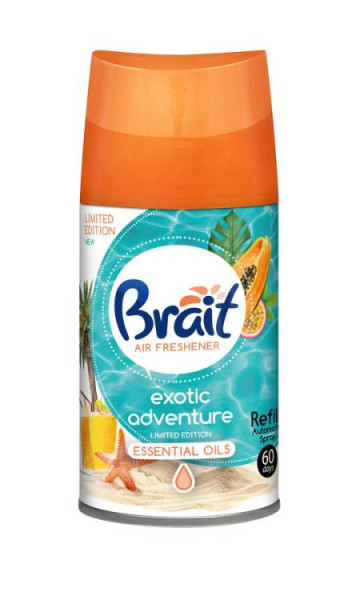 BRAIT osviežovač vzduchu 250ml AUTOMAT EXOTIC ADVENTURE (náhrada)