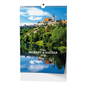 Nástenný kalendár - Krásy Moravy a Sliezska - A3