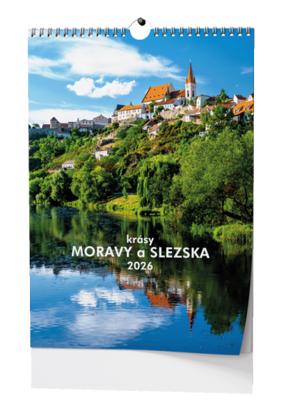 Nástenný kalendár - Krásy Moravy a Sliezska - A3