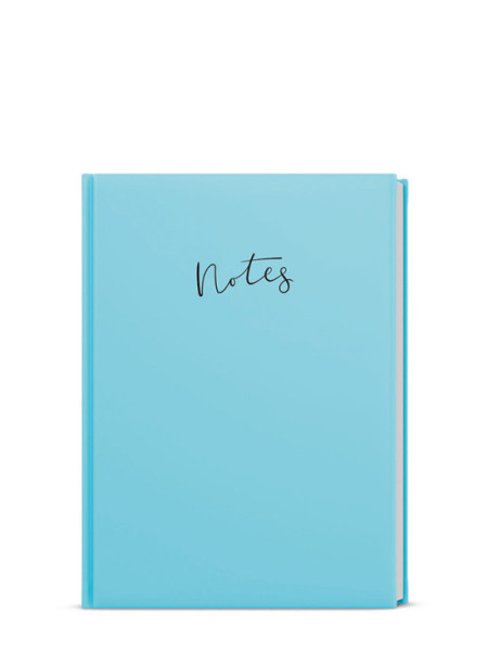 Notes linajkový - A6 - Lamino Pastel - modrá
