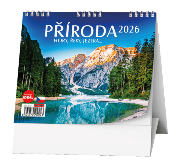 Stolový kalendár - IDEÁL - Príroda, hory, rieky, jazerá…