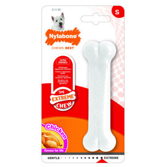 Nylabone hračka Extreme kosť príchuť kurča S