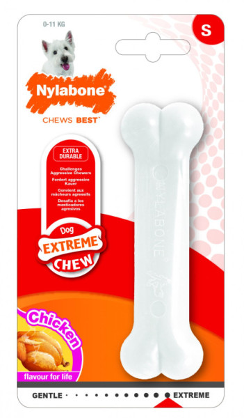 Nylabone hračka Extreme kosť príchuť kurča S