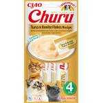 Churu cat mäsové pyré - tuniak, tuniakové kúsky 56g