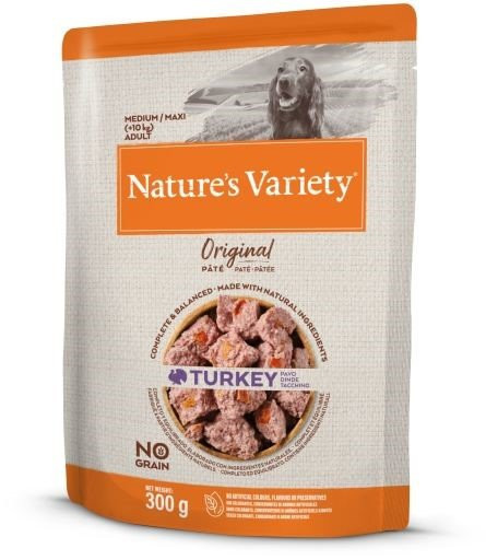 Kapsička Nature´s variety original pre stredné psy s morkou 300g
