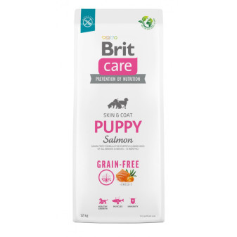 Brit Care Dog Grain-free Puppy - salmon a potato, 12kg