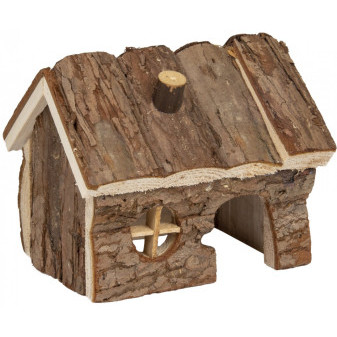 FLAMINGO domček HOUSE GRITTY WOOD S 14,5x11x11,5cm