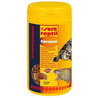 Sera doplnkové krmivo pre mäsožravé plazy Reptil Professional Carnivor 250ml Nature