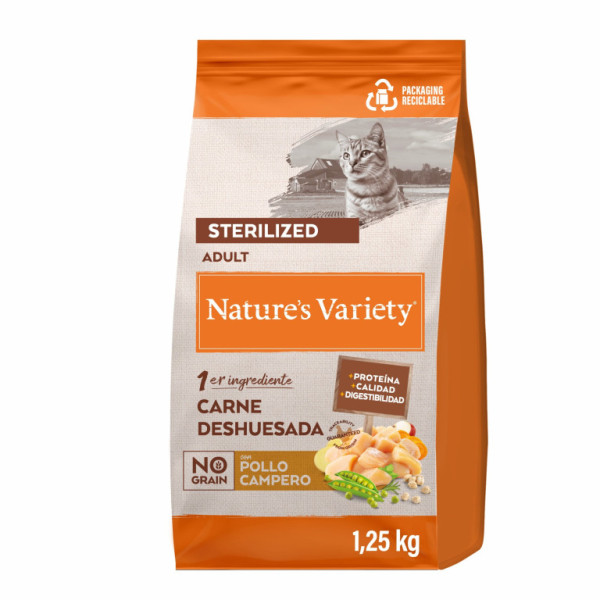 Nature´s variety selected pre kastrované mačky s kuracím 1,25kg