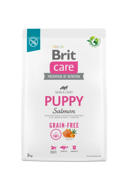Brit Care Dog Grain-free Puppy - salmon a potato, 3kg