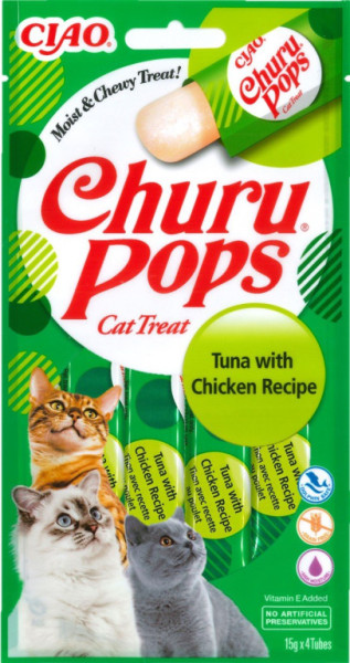 Churu cat Pops - tuniak, kura 60g