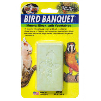 Bird Banquet minerálny blok so zeleninou L