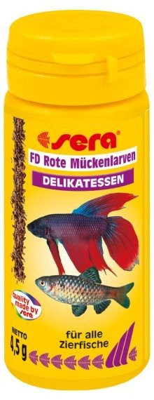 Sera červené komáre larvy FD Rote Mückenlarven (Red Bloodworms) 50ml Nature