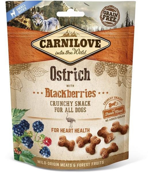 Carnilove Dog Crunchy Snack Ostrich, Blackber. and fresh meat 200g