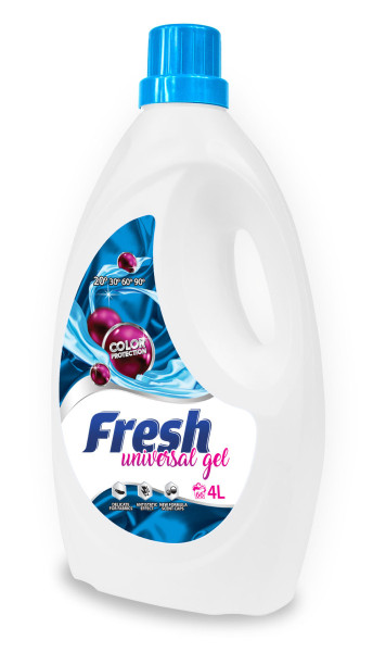 Prací gél Fresh Universal - Active, 4l