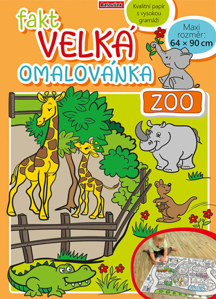 Fakt veľká omaľovánka - ZOO