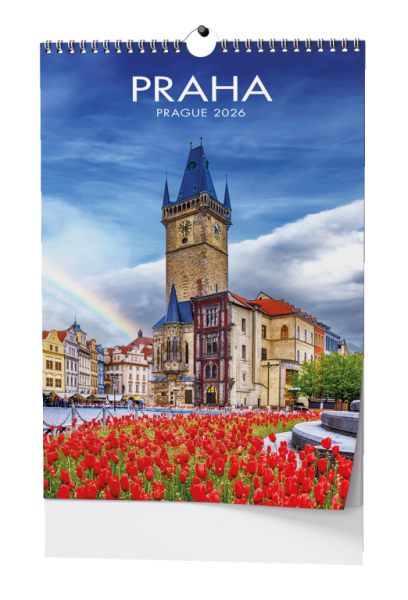 Nástenný kalendár - Praha - A3