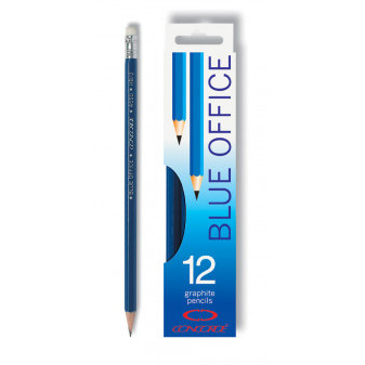 Concorde Grafitová ceruzka Blue office 4550 č. 2 (HB) s gumou A1033
