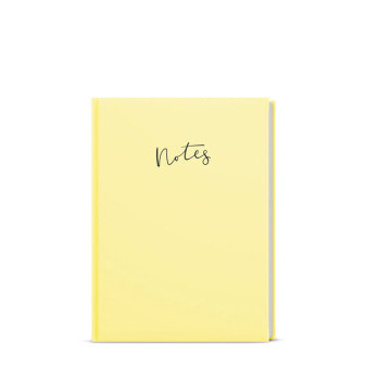 Notes linajkový - A6 - Lamino Pastel - žltá