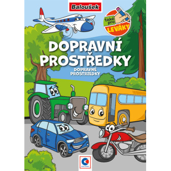 Omalovánka - A5 - Dopravní prostředky